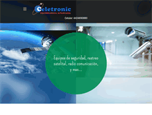 Tablet Screenshot of celetronic.com